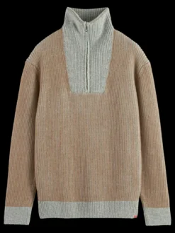 Outlet ZIP TROYER ALPACA WOOL BLEND SWEATER Knitwear